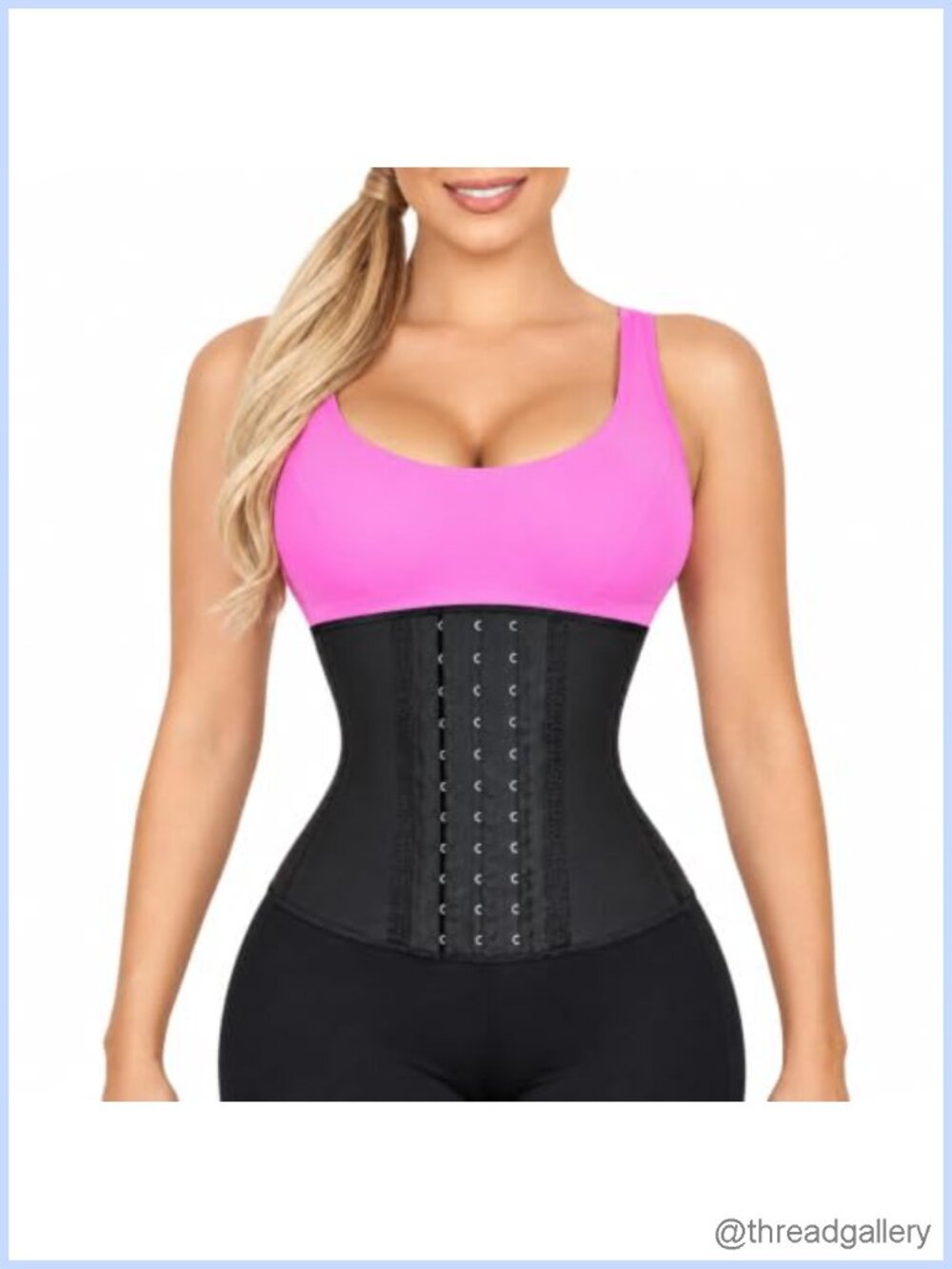 LadySlim Colombian Latex Waist Trainer Short Torso Shapewear Cincher